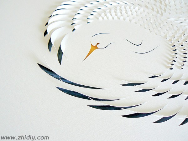 Lisa Roddens stunning simple and elegant 3D paper sculptures