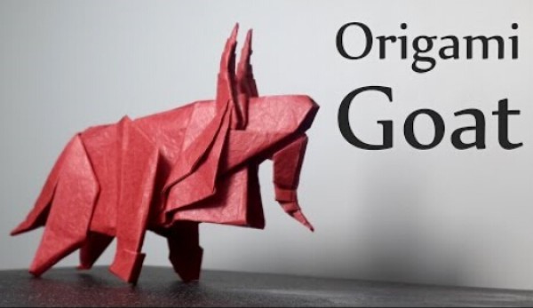 Sheep origami | Origami goat | Origami sheep video tutorial teaches you how to fold paper money sheep