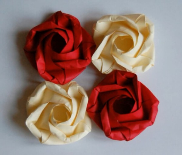 How to fold roses? DIY origami rose flower tutorial