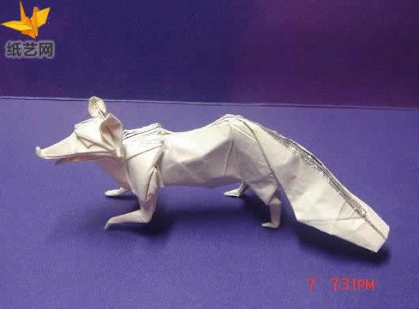 Origami Fox Handmade Origami Tutorial [Wild Animal Origami Collection]