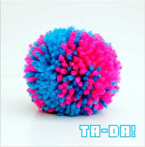 Crochet-detailed tutorial on making yarn ball bouquet