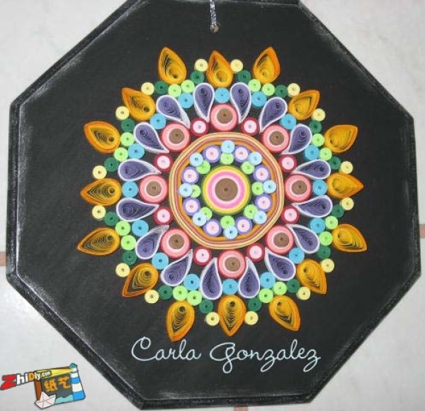 Paper quilling works embellish scrapbooking