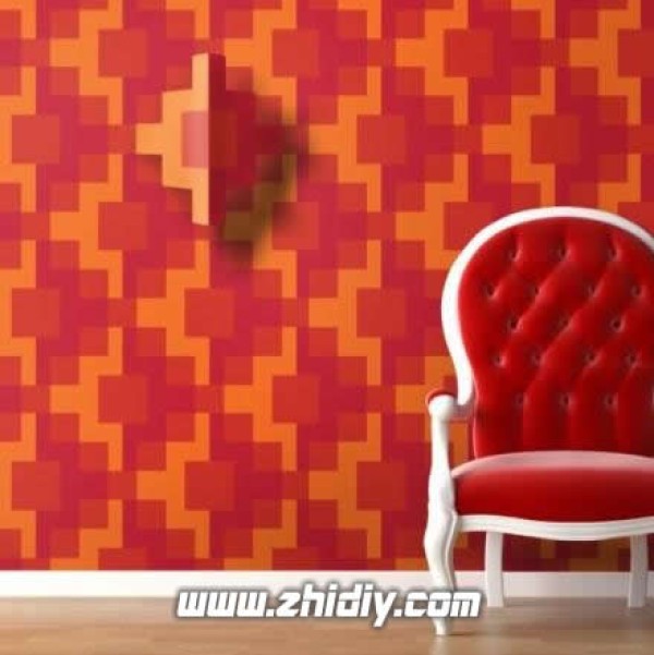 3D Vision Interior Wallpaper