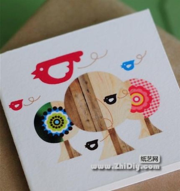 Cute three-dimensional card