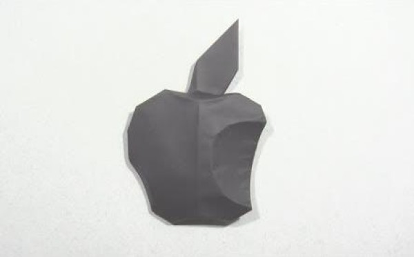 [Origami Encyclopedia] Creative handmade origami video tutorial on origami Apple LOGO