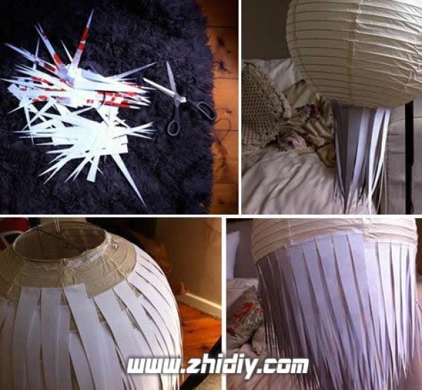 Paper art lampshade appreciation + simple tutorial