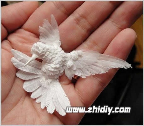 Paper sculptures by Cheong-ah Hwang