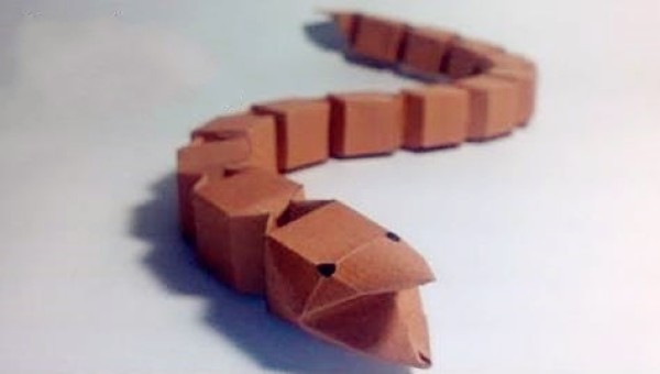 Origami encyclopedia Origami video tutorial of handmade origami snake