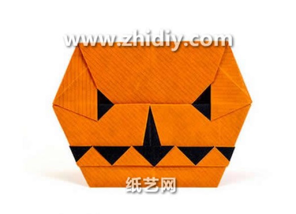 Easy Halloween Origami Pumpkin Lantern Making Tutorial