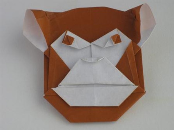 Origami Monkey Face Origami Complete Illustrated Tutorial