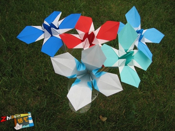 Appreciation of exquisite origami bouquets