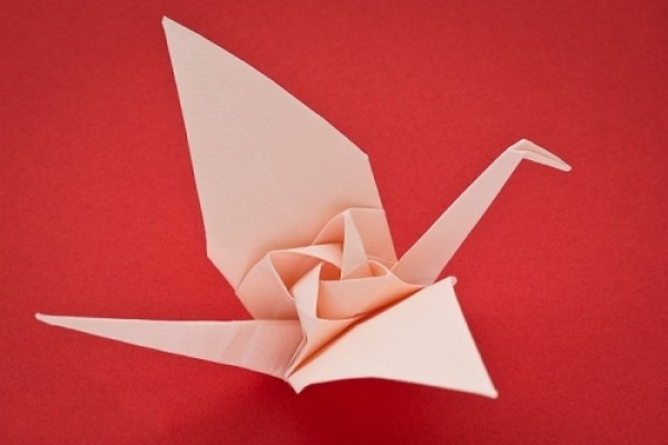 Illustrated tutorial on how to fold origami roses and paper cranes