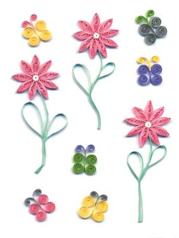 Appreciation of paper quilling works [can be used as a reference for paper quilling production]