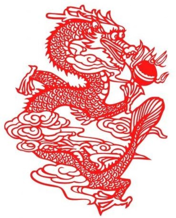 Year of the Dragon paper-cut patterns and the latest paper-cut dragon tutorials