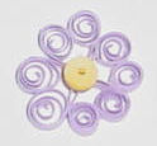 Simple paper quilling flowers - basics of paper quilling