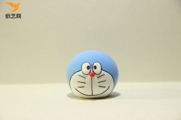 How to use polymer clay? Illustrated entry-level tutorial for making hand-made soft clay Doraemon for beginners