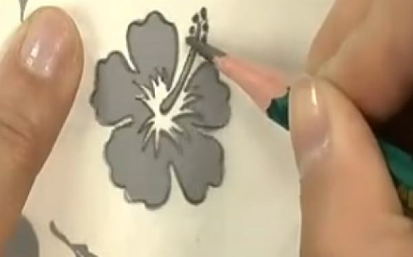 Rubber Stamp Tutorial for Beginners - Flowers