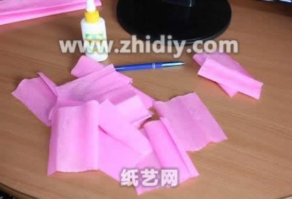 Crepe Paper Paper Flower Making Tutorial