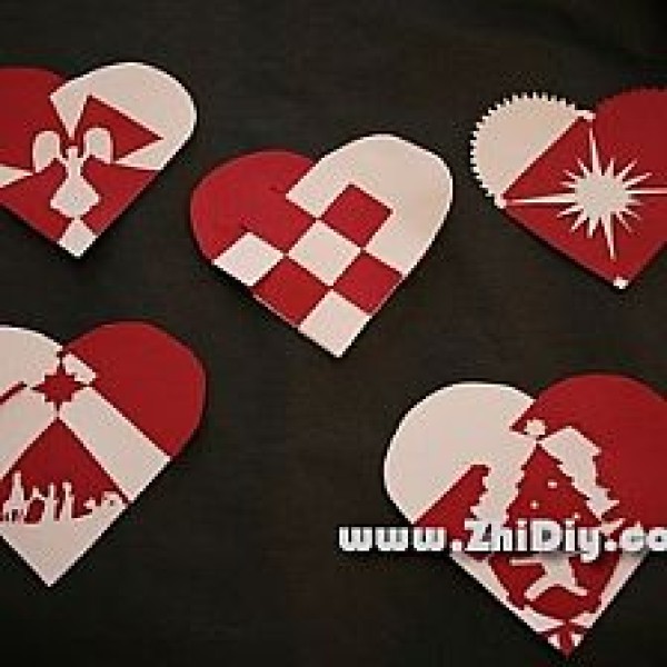 Valentines Day Paper Art Paper Heart Shape [Highly Recommended]