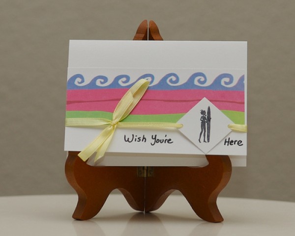 Ingenious paper art greeting card design