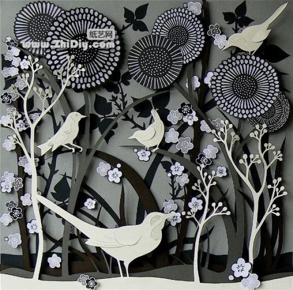 Appreciation of paper-cutting/cutting/paper sculpture/origami boutiques