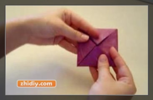 Origami lotus making paper flower tutorial