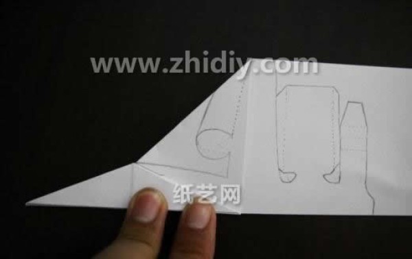 Origami Aircraft A10 Attack Aircraft Paper Pattern Origami and Illustrated Tutorial