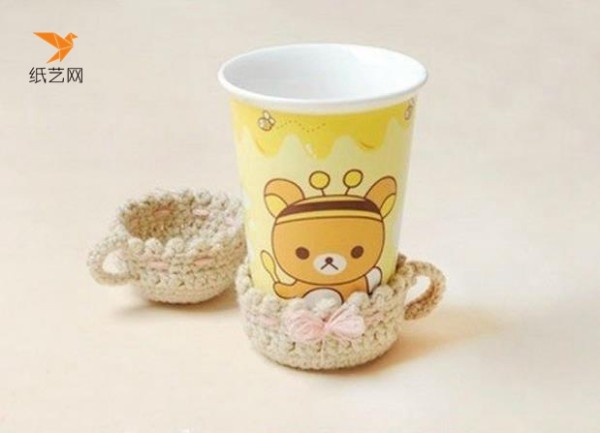 How to hook something? Teach you step-by-step how to crochet cute paper cup wool cup sleeves