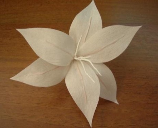 Paper art lily handmade tutorial