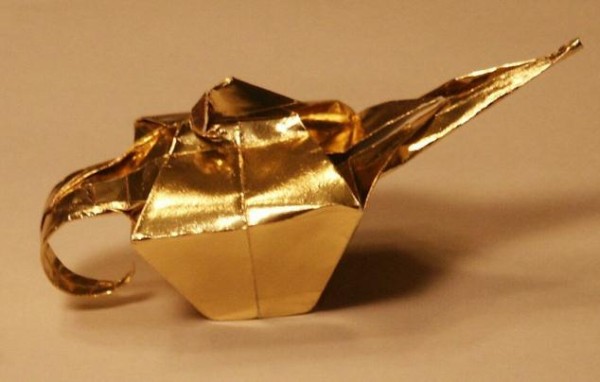 Magic lamp handmade origami tutorial—Ching-Yu Hung