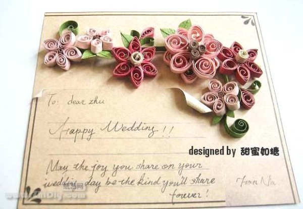 As sweet as sugar and beautiful paper quilling works