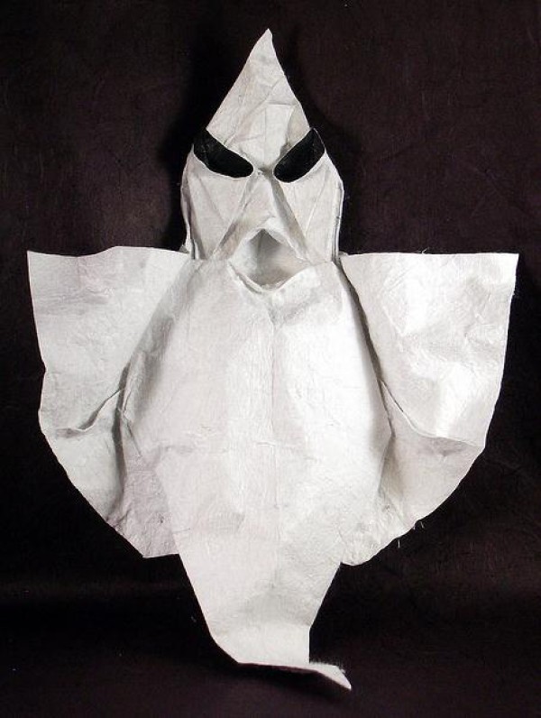 Halloween ghost origami tutorial—Robin Glynn