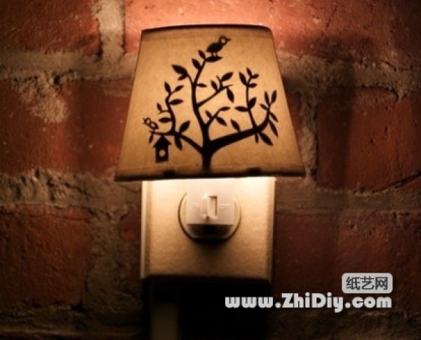 Appreciation of cute paper cut lampshades