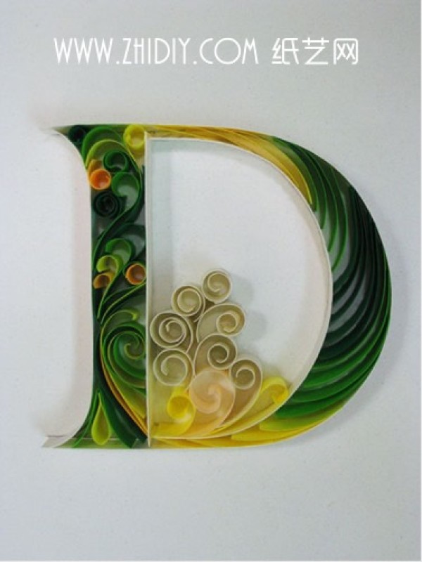 Sabeena Karnik’s quilled paper letter works