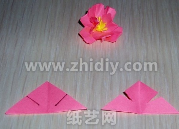 Paper art cherry blossom making tutorial