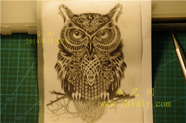 Rubber Stamp Beginner Tutorial Owl