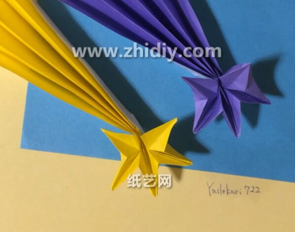 Christmas Origami Shooting Star Origami Video Tutorial