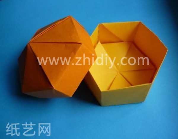 Origami box with lid tutorial