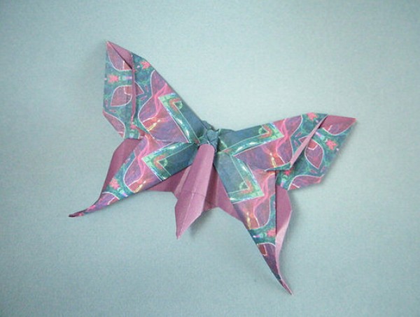 Origami butterfly | How to fold a butterfly | Origami butterfly tutorial