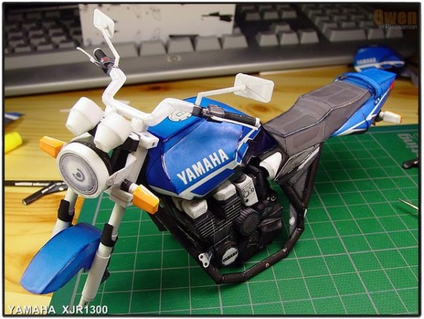 Appreciation of Paper Model Motorcycle