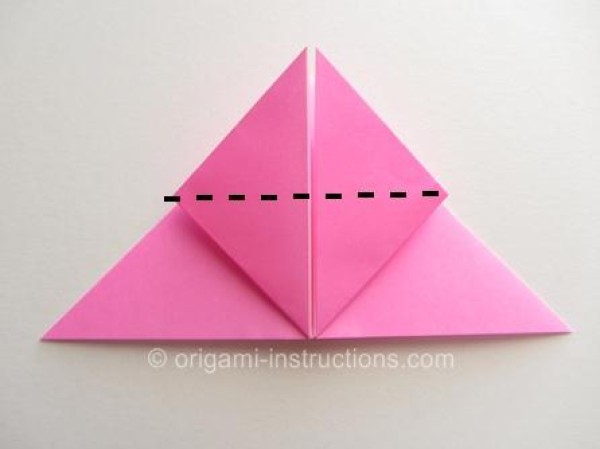 Simple rotating origami rose origami real shot tutorial