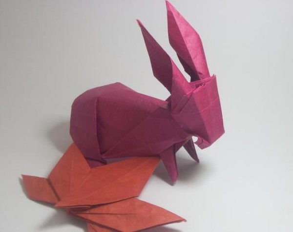 Tetsu Kamiya’s Origami Rabbit Drawing Tutorial [Origami Atlas]