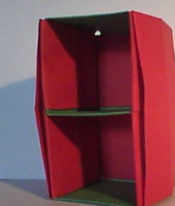 Origami bookcase | Origami cabinet | Origami storage box origami video tutorial