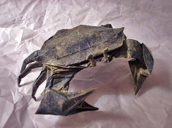 Blue Crab Origami Tutorial—Marc Kirschenbaum