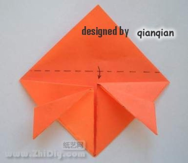 qianqian origami goldfish tutorial [actual picture]