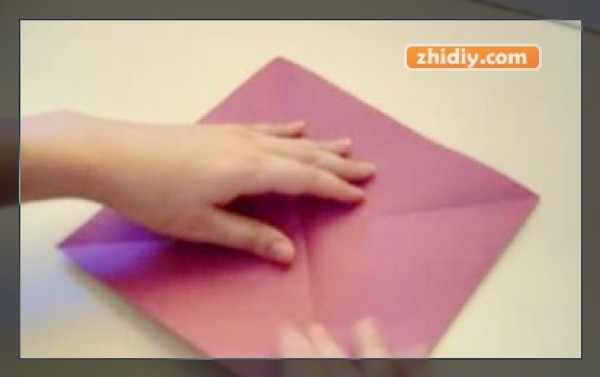 Origami lotus making paper flower tutorial