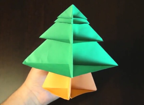 Christmas Origami Christmas Tree Modular Origami Christmas Tree Handmade Tutorial