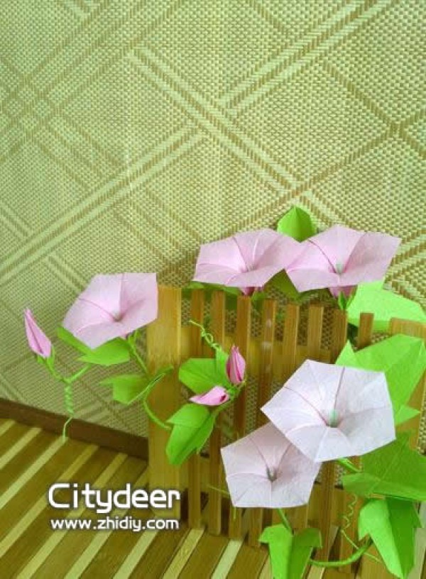 origami morning glory by citydeer