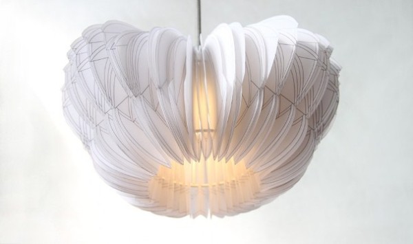 The artistic brilliance exuded in Paula Arntzen’s paper lamp design