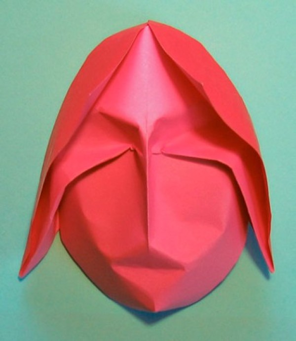 Dutch Lady’s Origami Mask Illustrated Tutorial